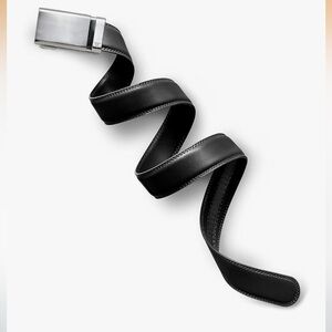 Mission Men’s Black Leather Racket Belt XL